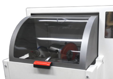 Full stainless steel cabin on the automatic band saw sharpening machine ELITE SC PRO