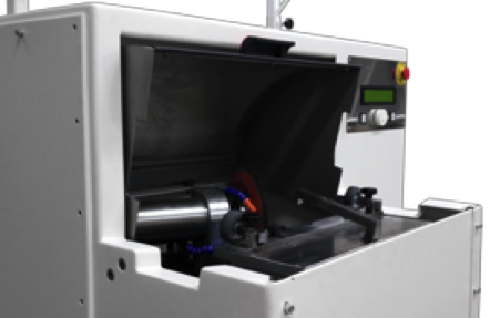 Easy placement of the band saw on the band saw sharpening machine ELITE SC PRO