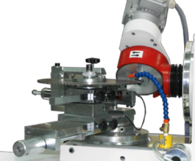 Face grinding on TCT circular saw blade on Elite MD