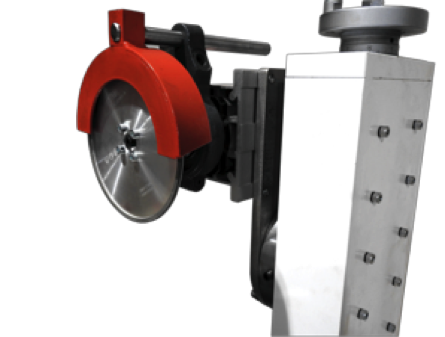 Vertical and horizontal 360º rotation of the grinding wheel on ELITE 92