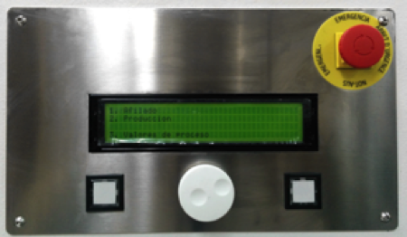 LCD screen easy to use on automatic circular knives sharpening machine ELITE CC
